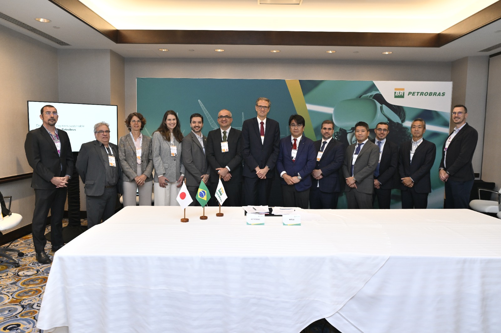 Diretor de Transição Energética e Sustentabilidade da Petrobras, Maurício Tolmasquim, participa de assinatura de acordo com a Mitsui nesta terça
